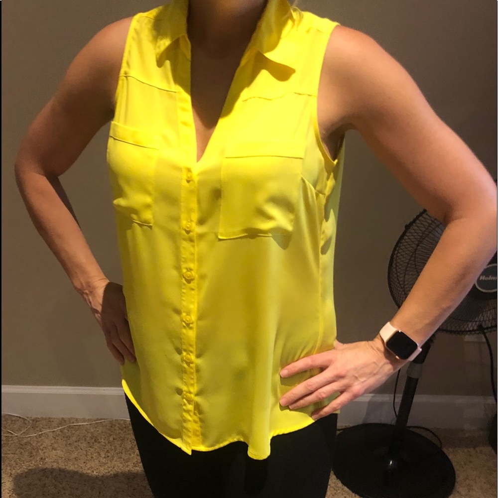 The express portofino shirt sleeveless small